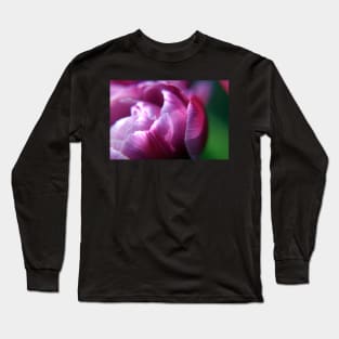 Pink Tulip flower petals Long Sleeve T-Shirt